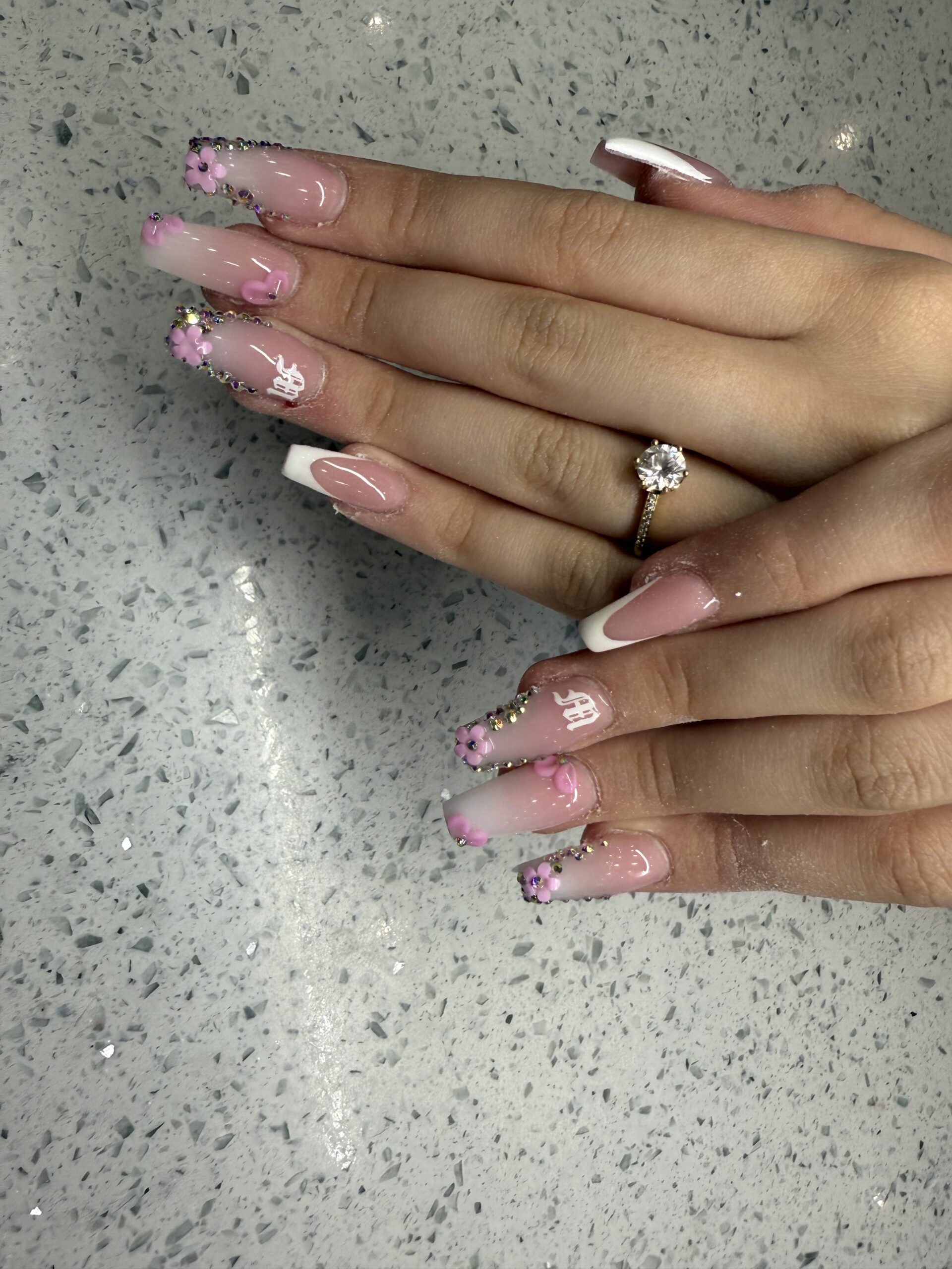 Beautiful nail art at BQ Nails & Spa